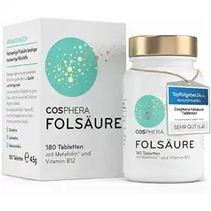 Folsaeure cosphera tabletten hochdosiert mit 800 cebcg folat