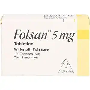Folsaeure folsan 5 mg tabletten 100 st