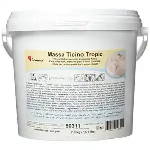 Fondant carma massa ticino tropic roll 7 kg weiss