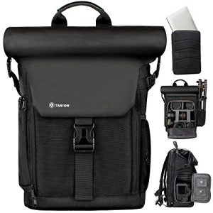 Mochila fotográfica TARION mochila para cámara roll top impermeable