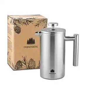 French press kaffeebereiter groenenberg aus edelstahl