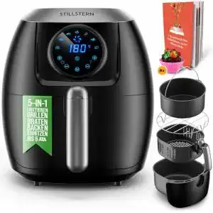 Fritteuse stillstern heissluft 5l mit led touchscreen timer