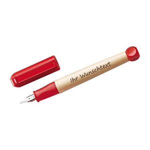 Caneta-tinteiro Lamy abc caneta-tinteiro 10, caneta-tinteiro feita de madeira de bordo