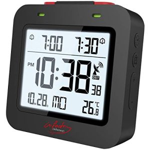 Radio alarm clock infactory battery alarm clock: digital, travel