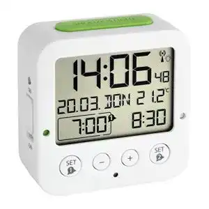 Funkwecker tfa dostmann 60 2528 02 bingo funk wecker