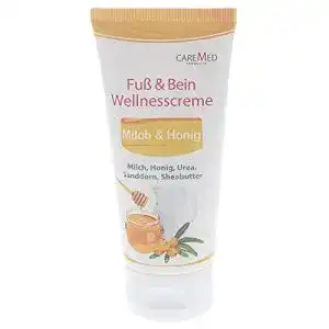 Fusscreme sanamed caremed milch honig wellness fuss und bein