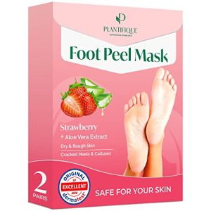 Masque pour les pieds PLANTIFIQUE masque pour les pieds fraise 2 paires
