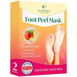 Fussmaske plantifique pfirsich 2 paar hornhautentferner socken
