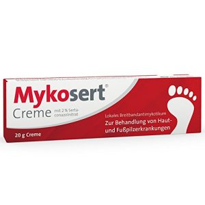 Creme para pés de atleta Dr. Conjunto de creme de cuidado Pfleger Mykosert 2x50g