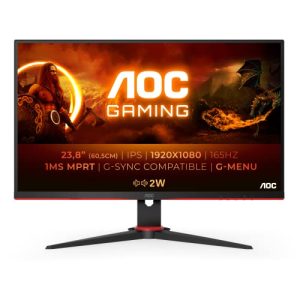Monitor de jogos 4K AOC Gaming 24G2SPU, monitor FHD de 24 polegadas