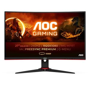Gaming Monitor 4K AOC Gaming C27G2ZE, 27 inch FHD Curved