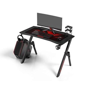 Tavolinë lojrash ULTRADESK Action Desk, aliazh çeliku, e zezë