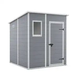 Gartenhaus kunststoff keter manor pent 6x6 gartenhaus