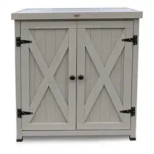 Gartenschrank habau 3093 laura mit integriertem pflanztisch