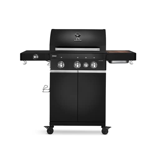 Gasgrill 3 Brenner BURNHARD 3-Brenner Gasgrill FRED Deluxe