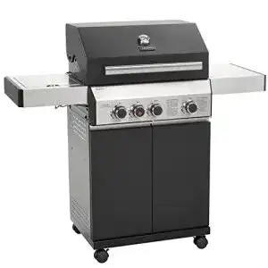 Gasgrill 3 brenner taino black 31 mit seitenkocher
