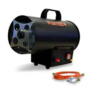 Gasheizstrahler fuxtec fx gh10 innen schwarz 10000 w