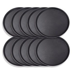 Gastro tray Schramm ® 10 pieces 35cmx2cm round black 10 pieces