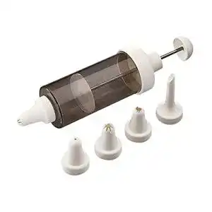 Gebaeckpresse original kaiser classic garnierspritze mit 5 tuellen
