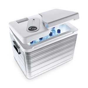 Caixa congeladora Mobicool Q40 AC/DC portátil, elétrica, caixa térmica de alumínio