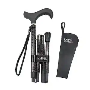 Gehstock kmina pro klappbar carbon damen hoehenverstellbar