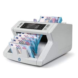 Máquina de contar dinheiro Safescan 2210, conta notas ordenadas
