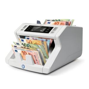 Máquina de contagem de dinheiro Safescan 2265, contagem de valores para euros mistos