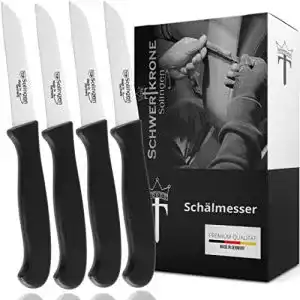 Gemuesemesser schwertkrone 4er set scharf kuechenmesser
