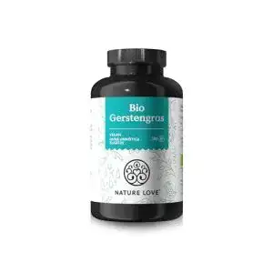 Gerstengras nature love bio 1500 mg je tagesdosis