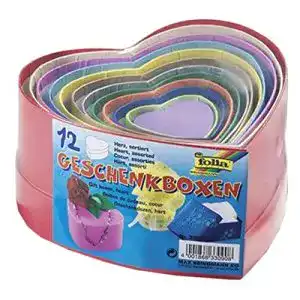 Geschenkbox folia 3309 pappschachteln aus karton in herzform
