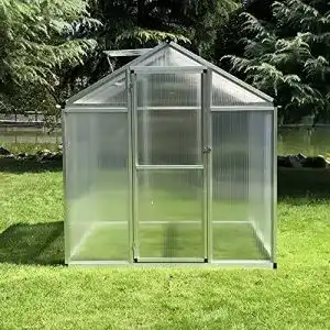 Gewaechshaus gegaden aluminium fuer den garten