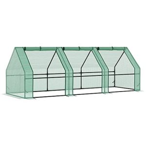 Greenhouse Outsunny Mini folije sa 3 rolo prozora