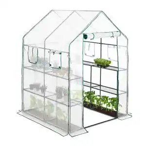 Gewaechshaus relaxdays hbt 190 x 140 x 140 cm regale