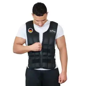 Gewichtsweste dh fitlife verstellbar 20kg zum muskelaufbau