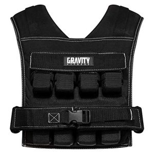 Zátěžová vesta Gravity Fitness, 20 kg, plně nastavitelná