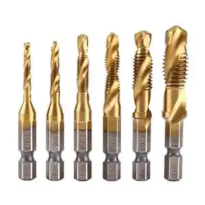 Gewindebohrer zunate 6 teiliger satz hss bohrer und bits