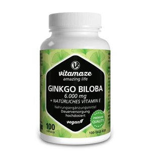 Gingko Vitamaze – fantastiska liv Ginkgo Biloba kapslar
