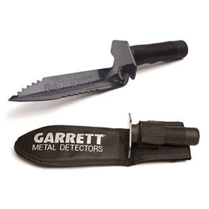 Garrett excavation knife with sheath for belt attachment