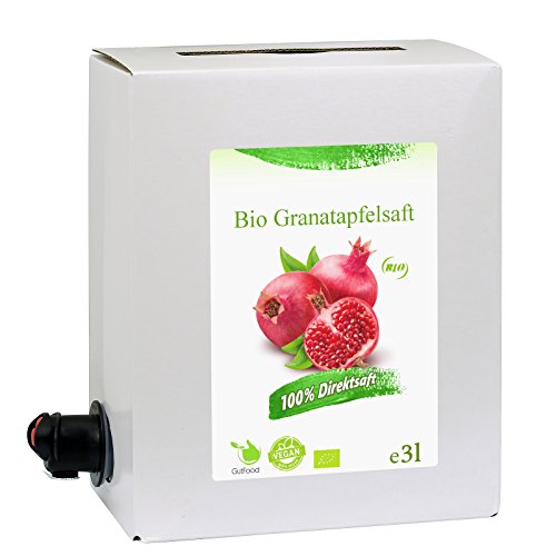 Granatapfelsaft GutFood, 3 Liter Bio Granatapfel Saft