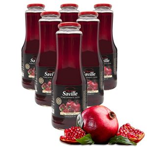 Pomegranate juice Saville 6 fl. x 1L pomegranate juice 100%