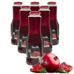 Granatapfelsaft saville 6fl x 1l granatapfel direktsaft 100