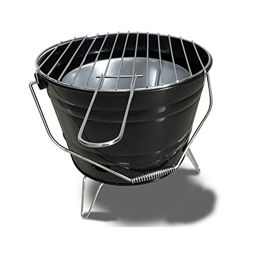 Grill bucket ACTIVA camping grill, mini grill mobile & compact