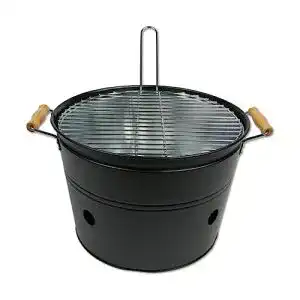 Grilleimer kaemingk 73815 bbq bucket eisen mattschwarz