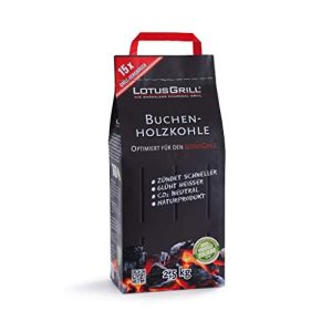 Charcoal LotusGrill beech charcoal 2,5 kg! Specially developed