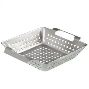 Grillkorb bruzzzler grill korb aus edelstahl fuer grill