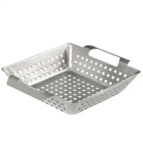 Grillkorb Bruzzzler aus Edelstahl für verschiedene Grillarten