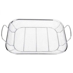 Grill basket Delaman stainless steel grill mesh BBQ basket for home