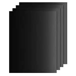 Grillmatte spgood bbq 4er set 50x40cm antihaft teflon