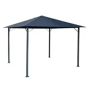 Grillpavillon quick star metall garten pavillon nizza 3x3m