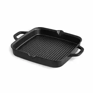 Grillpfanne burnhard gusseisen quadratisch 30 cm
